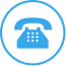 Telephone icon for footer